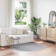 vidaXL Covor Gri 160 x 160 cm Polipropilenă