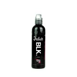 Tus Tatuaje Inked BLK - WORLD FAMOUS - 120ml - Cerneala Tatuaj Negru Vegan, Produs SUA, Pigment Intens, Conform REACH