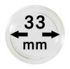 Capsule pentru monede - 10 buc. in cutie - 33 mm dimensiune intrare