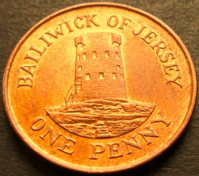 Moneda 1 PENNY - JERSEY, anul 1998 * cod 913 foto