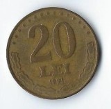 Moneda 20 lei 1991 - Romania