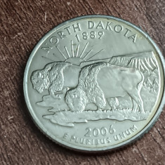 M3 C50 - Quarter dollar - sfert dolar - 2006 - North Dakota - P - America USA
