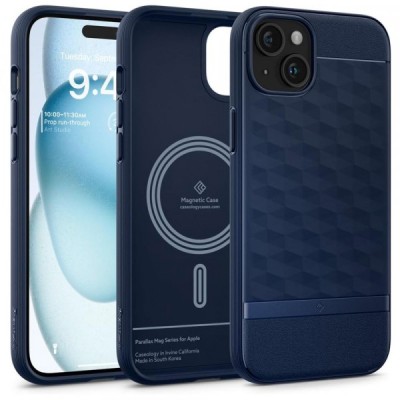 Husa MagSafe pentru Google Pixel 10 Pro XL, Spigen, Caseology Parallax, Albastra foto