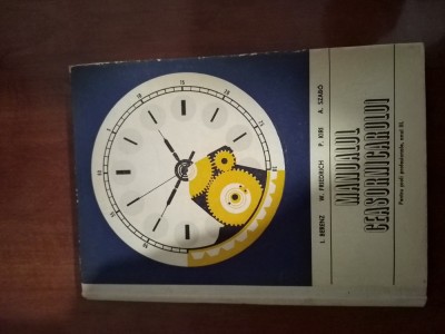 Manualul ceasornicarului foto