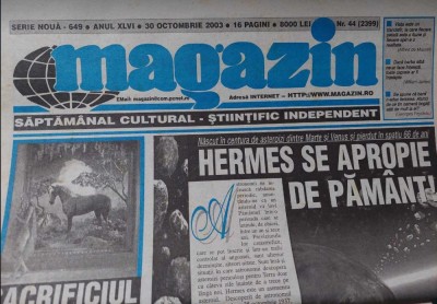 revista MAGAZIN - 30 octombrie 2003 foto