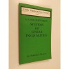Systems of linear inequalities / A.S. Solodovnikov MIR Little Mathematics Library