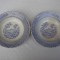 Doua farfurii decorative din portelan vechi suedez RORFTRAND