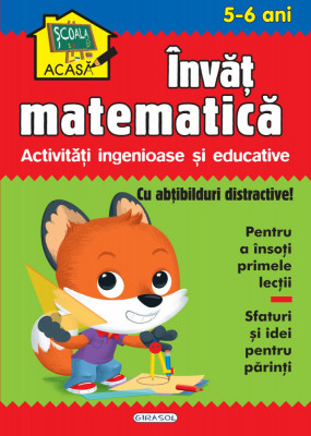 Scoala acasa - Invat matematica 5-6 ani PlayLearn Toys foto