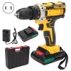 Aparat de gaurit electric Mmgoqqt, model TB096, 200W, 1800mAh, 21V, cu 2 acumulatori, tip pistol