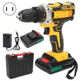 Cumpara ieftin Aparat de gaurit electric Mmgoqqt, model TB096, 200W, 1800mAh, 21V, cu 2 acumulatori, tip pistol