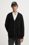 Levi&#039;s cardigan din lana culoarea negru, A8621