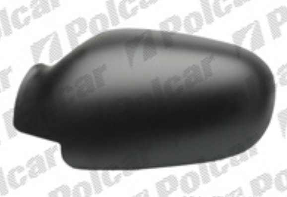 Carcasa oglinda exterioara Ford Galaxy (Wgr), 05.1995-1998, Seat Alhambra (7V8/7V9), 04.1996-01.1998, Stanga, carcasa neagra, BestAutoVest 7M0857537