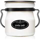 Milkhouse Candle Co. Creamery Winter Walk lum&acirc;nare parfumată Cream Jar 142 g, Milkhouse Candle Co.