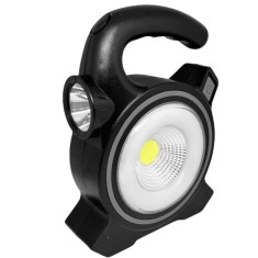 Lanterna campig, incarcare solara LED COB, 10W, portabila, USB 5V 500mA, acumulator - JY-819A