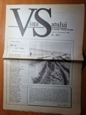 viata satului 20 ianuarie 1996-ziar din republica moldova,chisinau foto