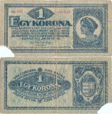 1920 ( 1 I ) , 1 korona ( P-57 ) - Ungaria