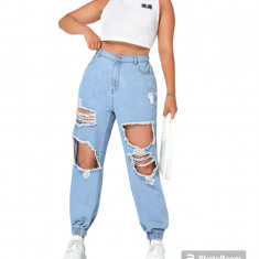 Blugi damă 4XL Ripped Jeans