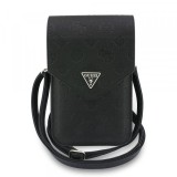 Geanta Universala pentru Telefon, Guess, Grained Peony, Neagra