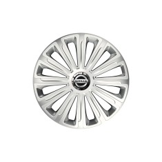 Set 4 capace roti Cu Inel Cromat Trend R15 pentru gama auto Nissan