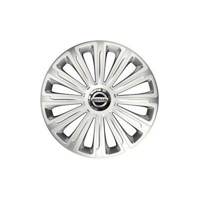 Set 4 capace roti Cu Inel Cromat Trend R14 pentru gama auto Nissan foto