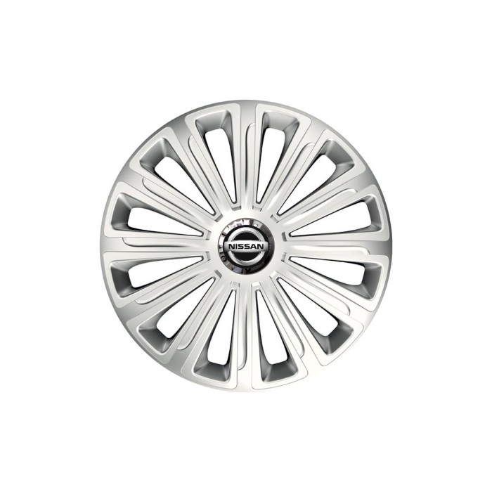 Set 4 capace roti Cu Inel Cromat Trend R14 pentru gama auto Nissan