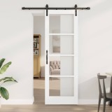 Ușă Glisantă cu Set de Accesorii &#039;ORKDAL&#039;Alb 73,5x211 cm