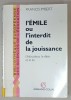 L &#039;EMILE OU L &#039;INTERDIT DE LA JOUISSANCE par FRANCIS IMBERT , 1989