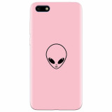Husa silicon pentru Huawei Y5 Prime 2018, Pink Alien