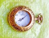 G413-Ceas buzunar barbat quartz BERIOS nefunctional aurit si gravat splendid executat.