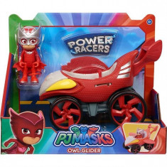 Jucarie Pj Masks Power Racer Owl Glider &amp;amp; Figure foto