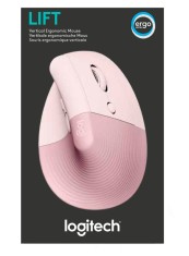 Mouse Logitech Lift Ergo Rose Dark Rose PC