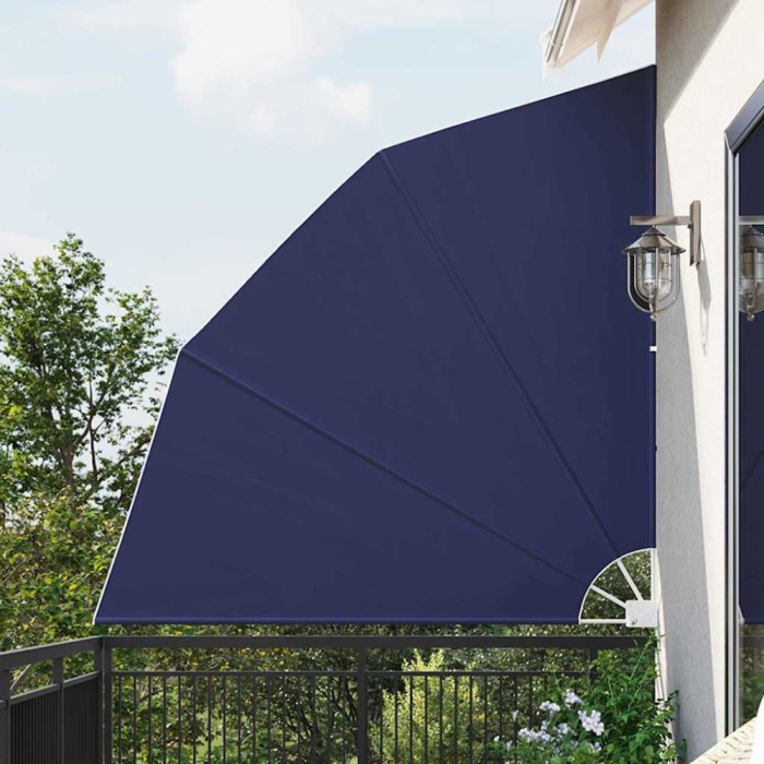 vidaXL Ecran de intimitate pentru balcon Bleumarin 210 x 210 cm 42000933