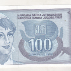 bnk bn Iugoslavia 100 dinari 1992