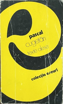 CUGETARI , TEXTE ALESE de BLAISE PASCAL , 1978 foto