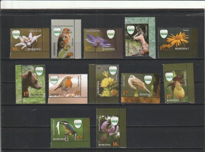 ROMANIA 2016 LP 2118 IUBESTE NATURA. PARCUL NATIONAL CEAHLAU SERIE MNH NESTAMPILATA foto