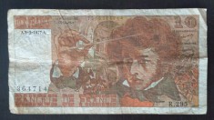 Bancnota Franta - 10 Francs 03-03-1977