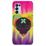 Husa compatibila cu Oppo Find X2 Pro model Skull Art, Silicon, TPU, Viceversa, Transparent, Carcasa