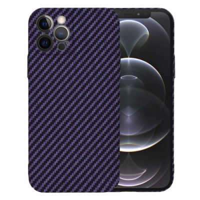 Husa pentru iPhone 12 Pro - Techsuit Carbonite FiberShell - Purple foto