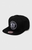 Mitchell&amp;Ness sapca Brooklyn Nets culoarea negru, cu imprimeu