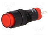 Comutator ONPOW acţionat prin apăsare Poz: 2 SPDT 0,5A/250VAC IP40