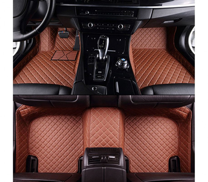 Capitonaj Interior Premium Diamond Mats Maro + Cusatura Maro