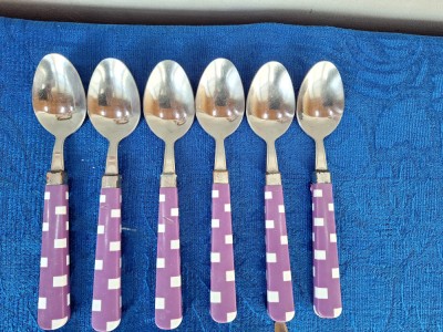 Set tacamuri 11 piese, inox - plastic foto
