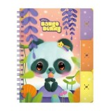 Cumpara ieftin Notes cu separatoare si spirala Santoro Bangoberry Pally Panda