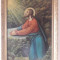 Pictura pe lemn tablou tematica religioasa artist amator Transilvania anii 60