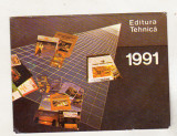 Bnk cld Calendar de buzunar 1991 Editura Tehnica