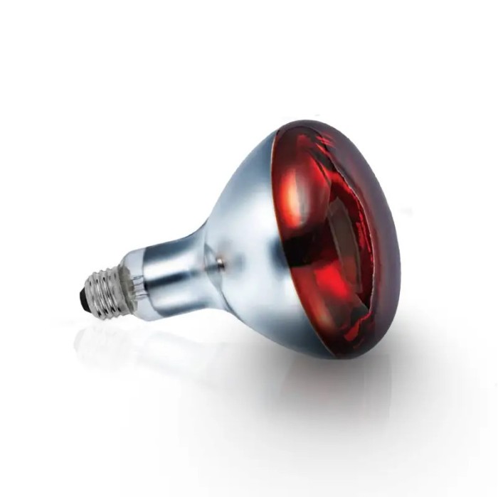 BEC INFRAROSU CU VARFUL ROSU INCHIS (175W) #73703