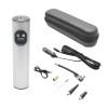 Compresor aer portabil gri inchis 12,4V baterie 6000am reincarcabila 250x56x47mm cu accesorii