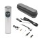 Compresor aer portabil gri inchis 12,4V baterie 6000am reincarcabila 250x56x47mm cu accesorii