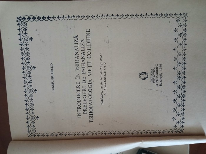 Sigmund Freud-Introducere In Psihanaliză