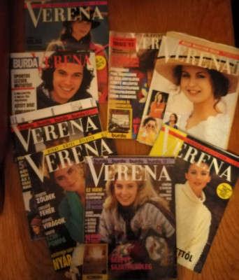 Reviste moda vintage anii 90 Verena cu tipare foto